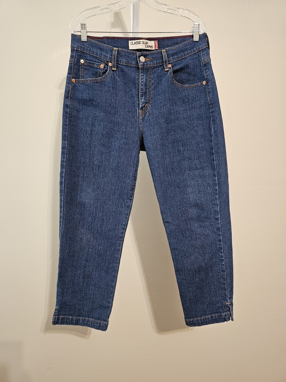 Levi's Classic Slim Capri Jeans - Indigo Blue